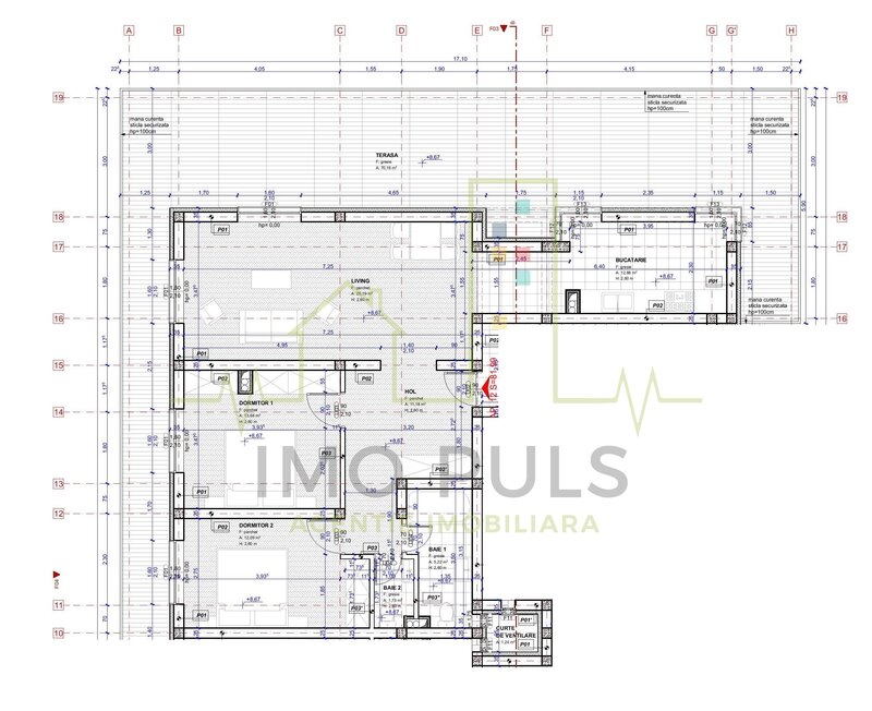 Timisoara Penthouse. 70 MP Terasa. Bloc nou. 2 Bai